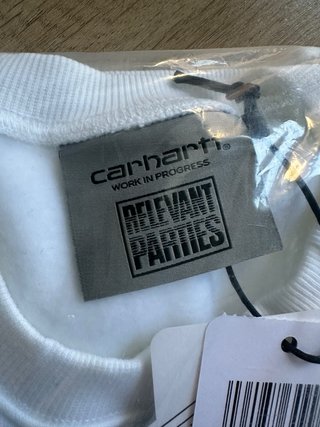 Sudadera Carhartt WIP x Ed Banger Blanca Talla M