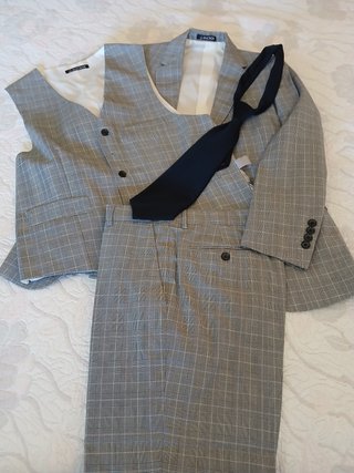 Traje de chico MACSON gris talla M