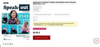Speakout 3ed C1–C2 Student's Book and eBook wit...