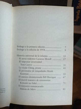 Historia universal de la infamia