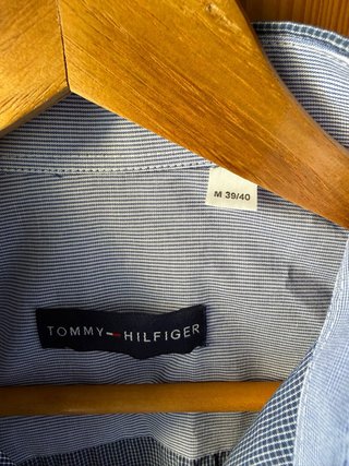Camisa de vestir azul Tommy Hilfiger