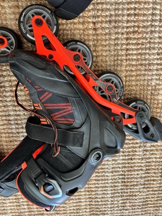 Patines en línea Decathlon + protecciones