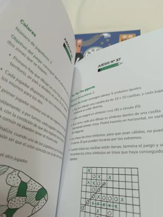 Lote libros Matemagia y juegos de lápiz y papel