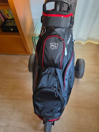 Carro golf Masters + Bolsa Wilson + Sombrilla