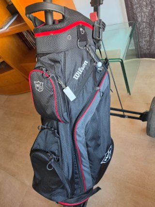 Carro golf Masters + Bolsa Wilson + Sombrilla