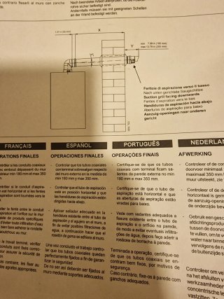 Tubo di estrazione per caldaia Baxi