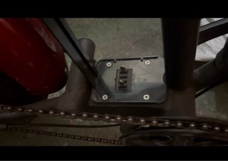 Bici Eléctrica Plegable Roja