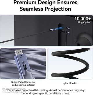 BENFEI Cable HDMI a USB-C 1.8m 4K 60Hz 000416grey