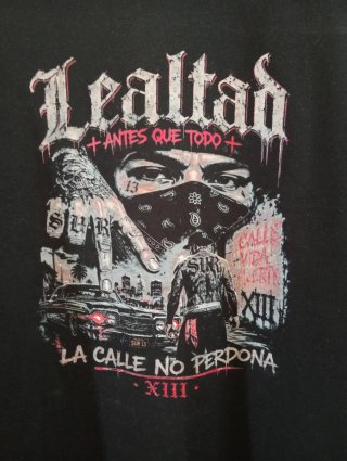 Camiseta Negra Talla L Familia con tú apellido