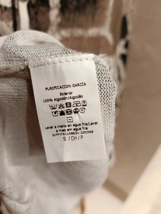 Chaqueta Punto Purificación García Talla S