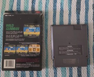 Nintendo Wild Gunman NES videogame completo