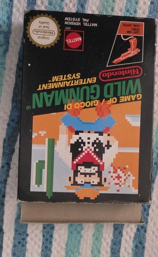 Nintendo Wild Gunman NES videogame completo