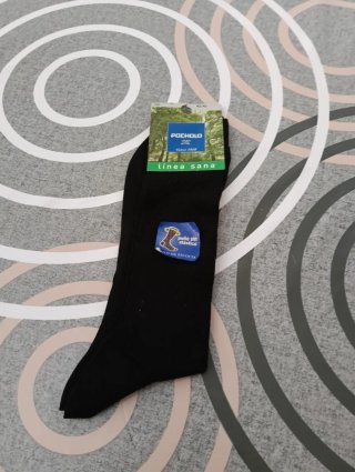 Calcetines Pocholo Línea Sana Talla 42/43 Negros
