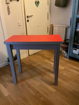 Mesa plegable cocina con 2 taburetes