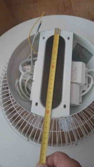 Ventilador de techo moderno con luz