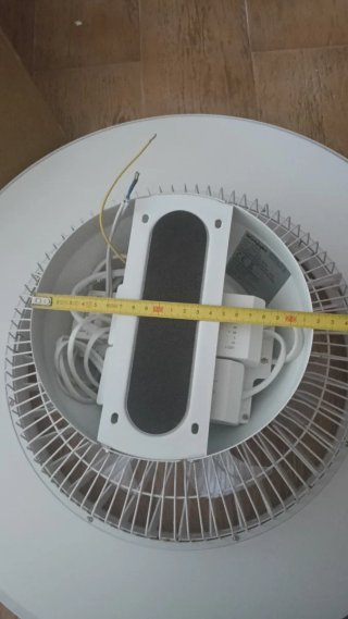 Ventilador de techo moderno con luz