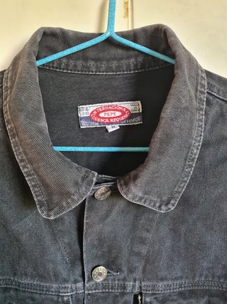 Chaqueta vaquera Pepe Jeans, color negro, talla M