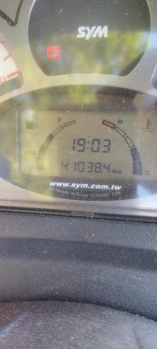 Sym 125 Maxi Scooter Gris Automática