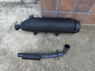 (000445)Escape Yamaha XMAX 250 Negro