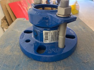 Brida autoblocante doble cara azul