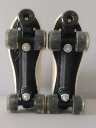 Pattini a rotelle Converse bianchi Tg 42