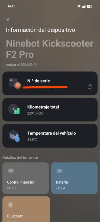 Ninebot F2 Pro Patinete Eléctrico