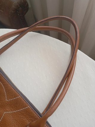Bolso de piel Camel PG