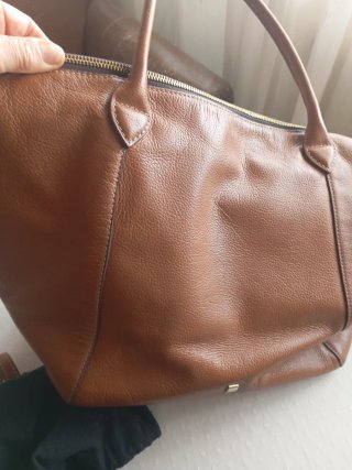 Bolso de piel Camel PG