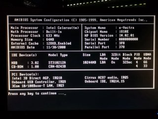 HP e-Vectra S10 - PC Retro Vintage
