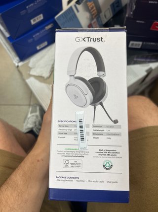 Cascos GXTrust Forta PS5/PS4 Sostenibles Blanco