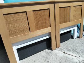 2 cabeceros de cama de 90cm madera