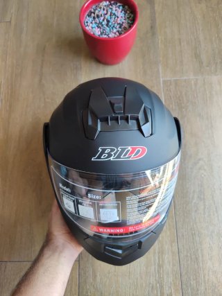 Casco Moto Talla L Negro Unisex