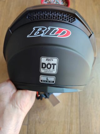 Casco Moto Talla L Negro Unisex