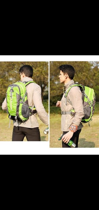 Mochila 40L Senderismo y Camping. Nueva