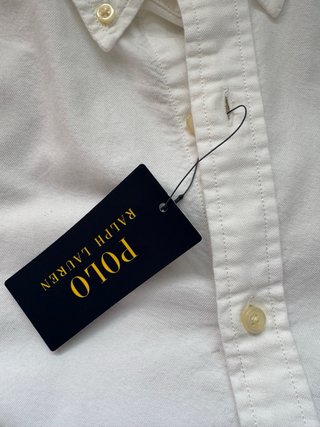 Camisa Polo Ralph Lauren Blanca Talla S
