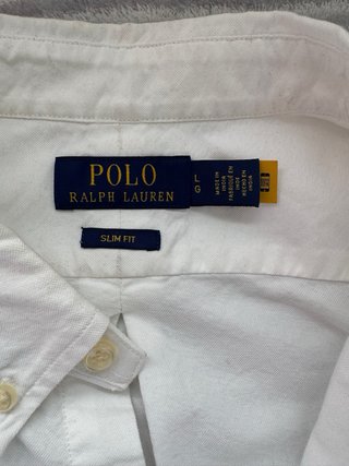 Camisa Polo Ralph Lauren Blanca Talla S