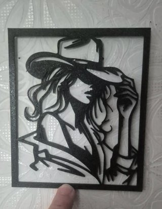 Quadro con donna