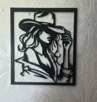 Quadro con donna