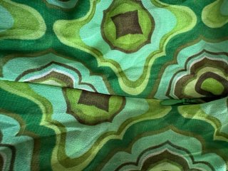Blusa Zara verde estampada