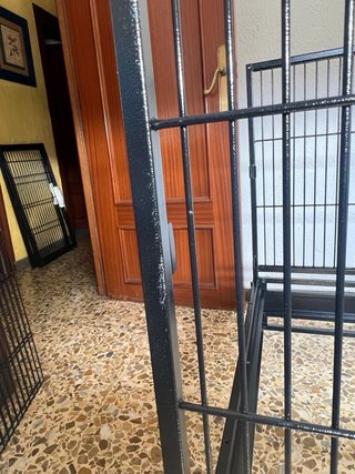 Jaula Doble Grande Negra para Loro