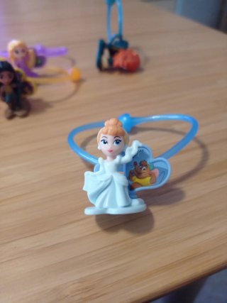 Lote 6 Pulseras Kinder Joy Princesas Disney