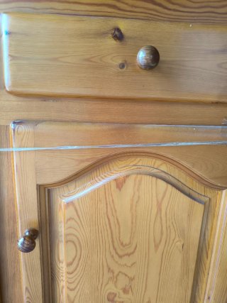 Mueble rinconero de madera