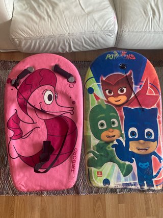Lote 2 Tablas Body Playa Niños Tribord PJ Masks