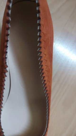 Zapatos Mango Piel Naranja