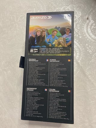 Altavoz Bluetooth Avenzo AV-SP3002BG Portátil