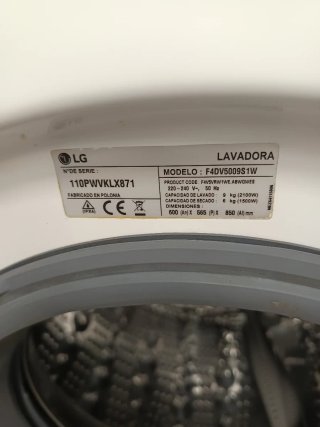 Lavadora LG 8kg Direct Drive