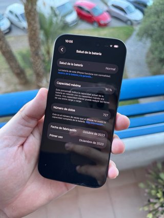 iPhone 15 Pro - 91% Batería