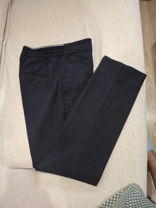 Pantalón Zara Azul Marino Talla M