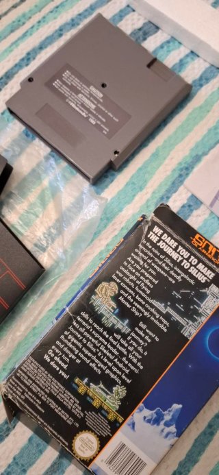 Journey to Silius NES videogame boxato completo