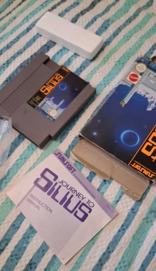 Journey to Silius NES videogame boxato completo